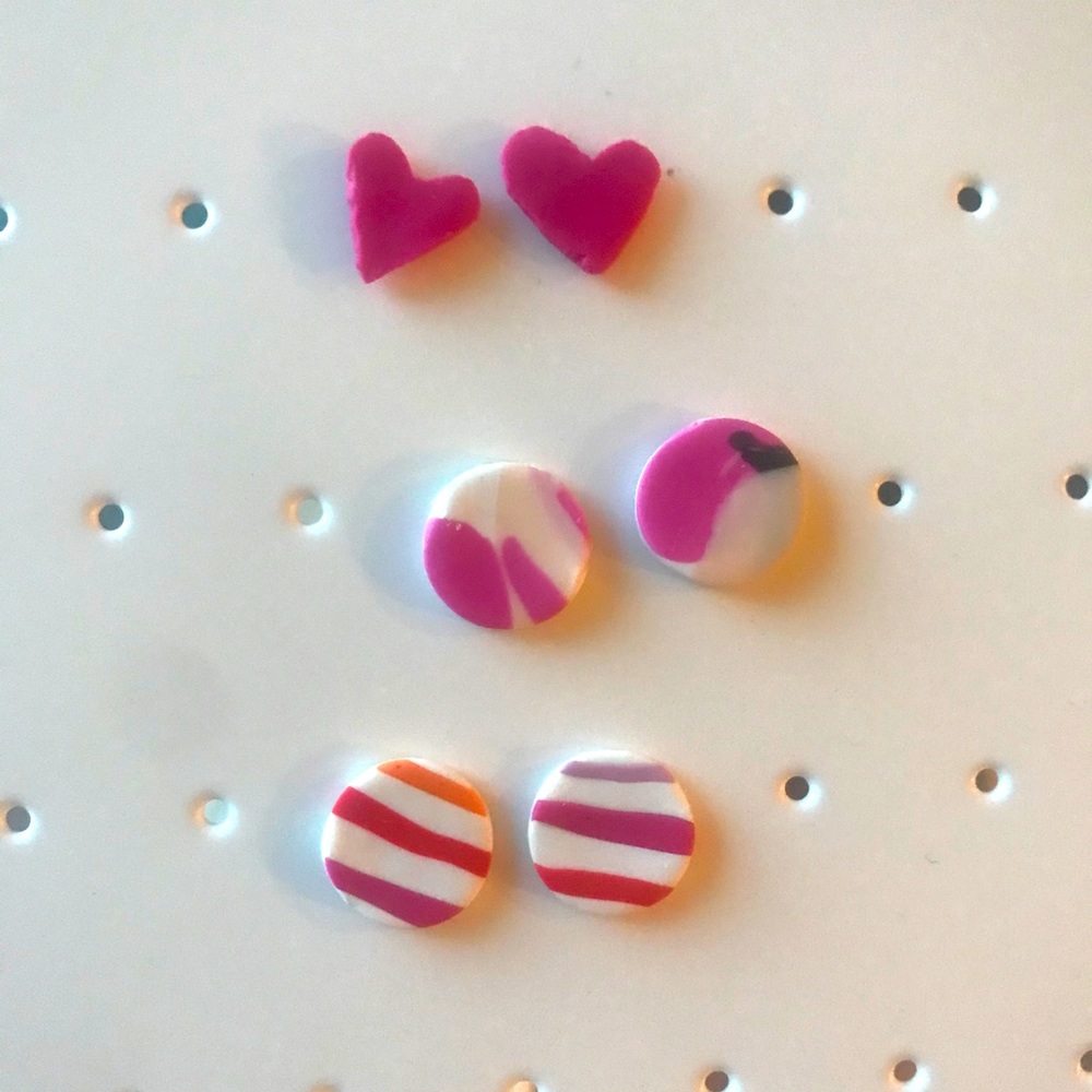 Stud Earrings- handmade